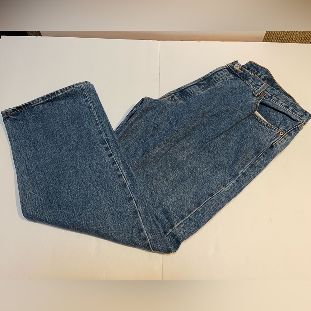 Men's Levi's 501 Original Dark Stone washed  Jeans 44 x 30